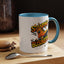 Standing on Business-Tim Boot-Accent Coffee Mug (11, 15oz)