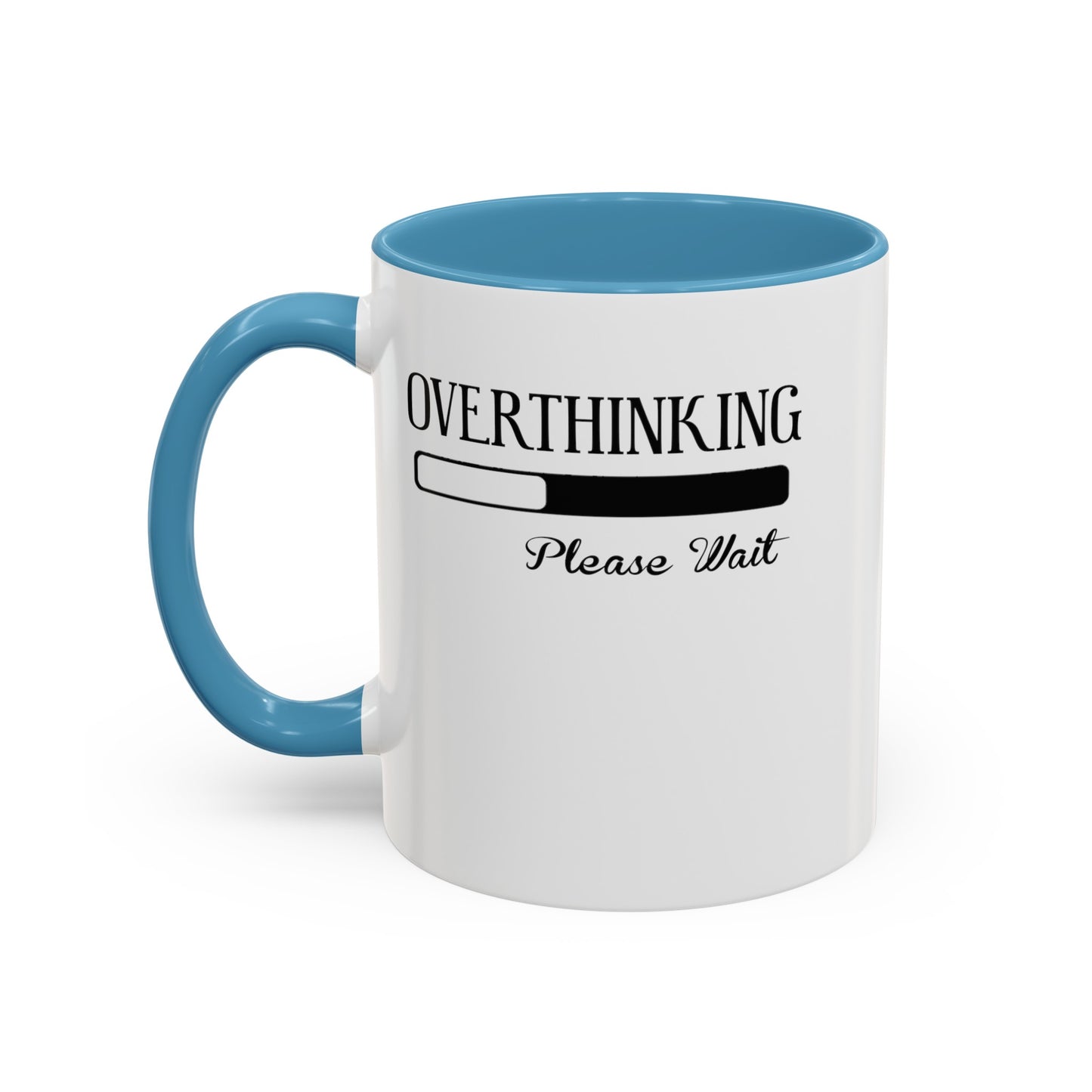 Overthinking-Accent Coffee Mug (11, 15oz)