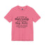 Missing-Jersey Knit T-Shirt