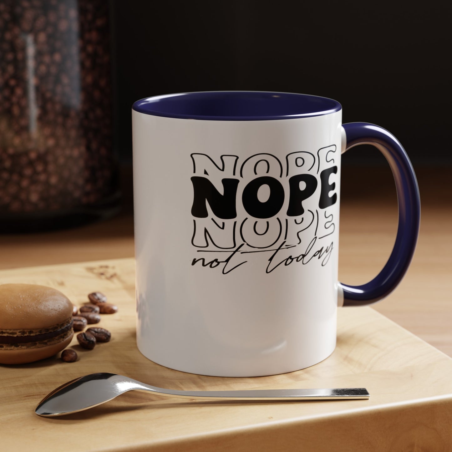 Nope-Accent Coffee Mug (11, 15oz)