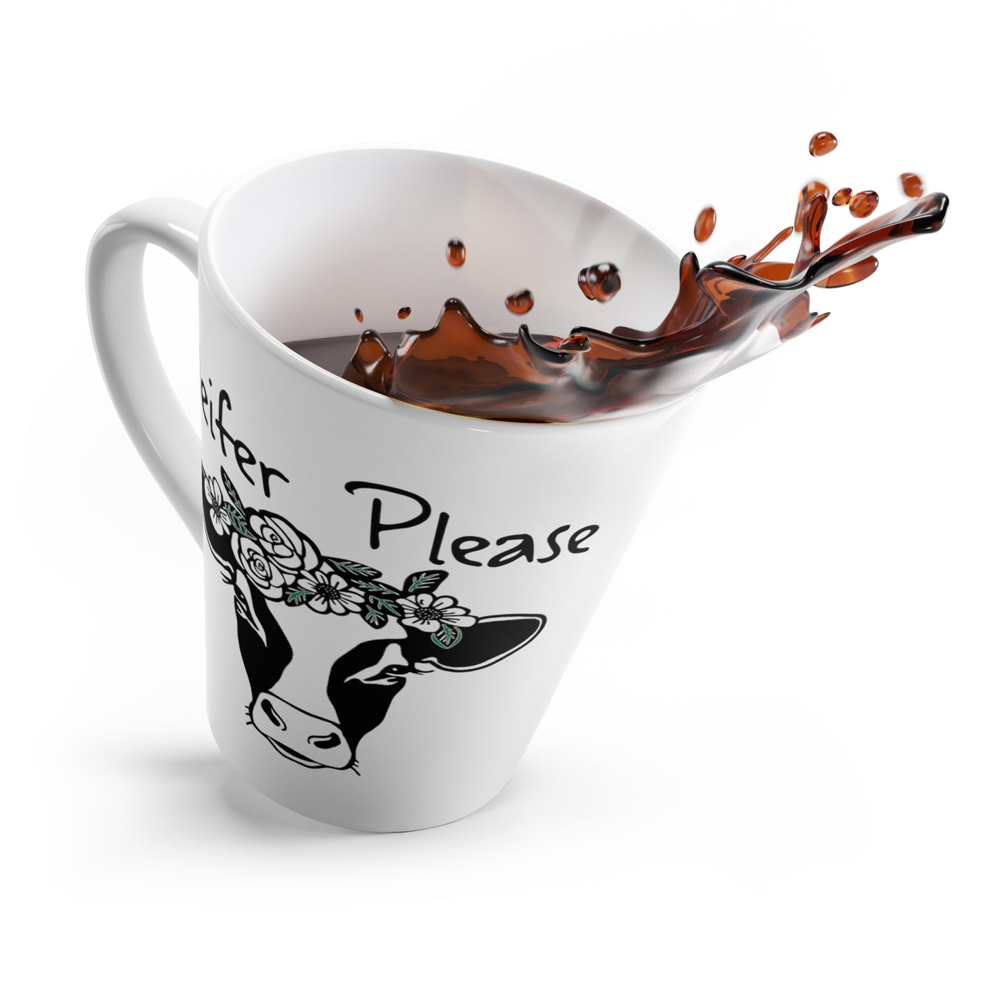 Heifer Please-Latte Mug, 12oz
