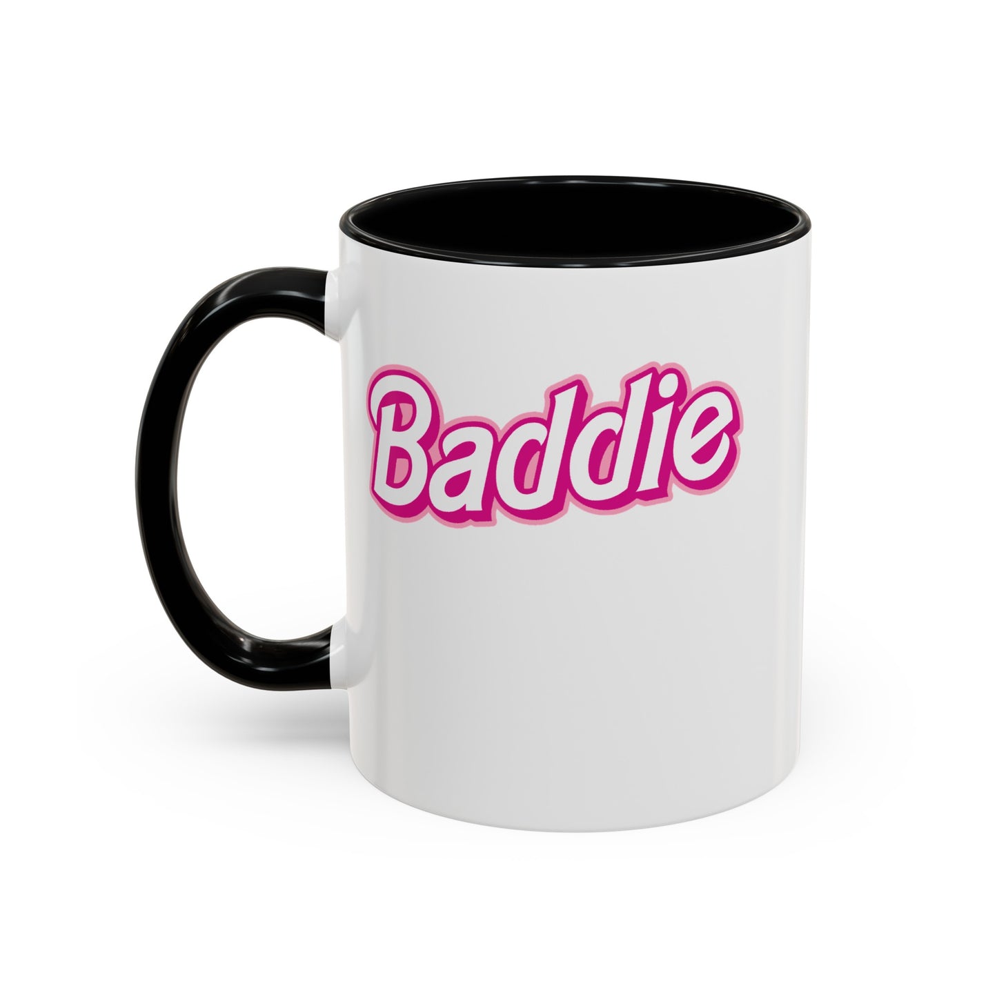 Pink Baddie-Accent Coffee Mug (11, 15oz)