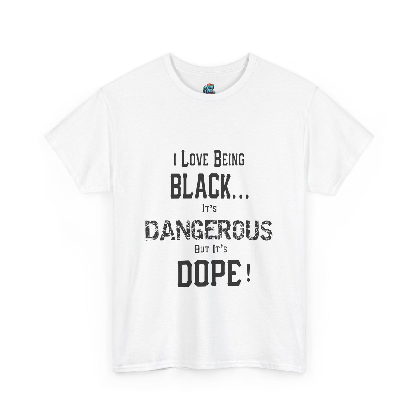 Black Is Dangerous-Heavy Cotton Classic Tee