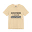 Caution-No Filter-Jersey Knit T-Shirt