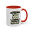 Scared Money-Accent Coffee Mug (11, 15oz)