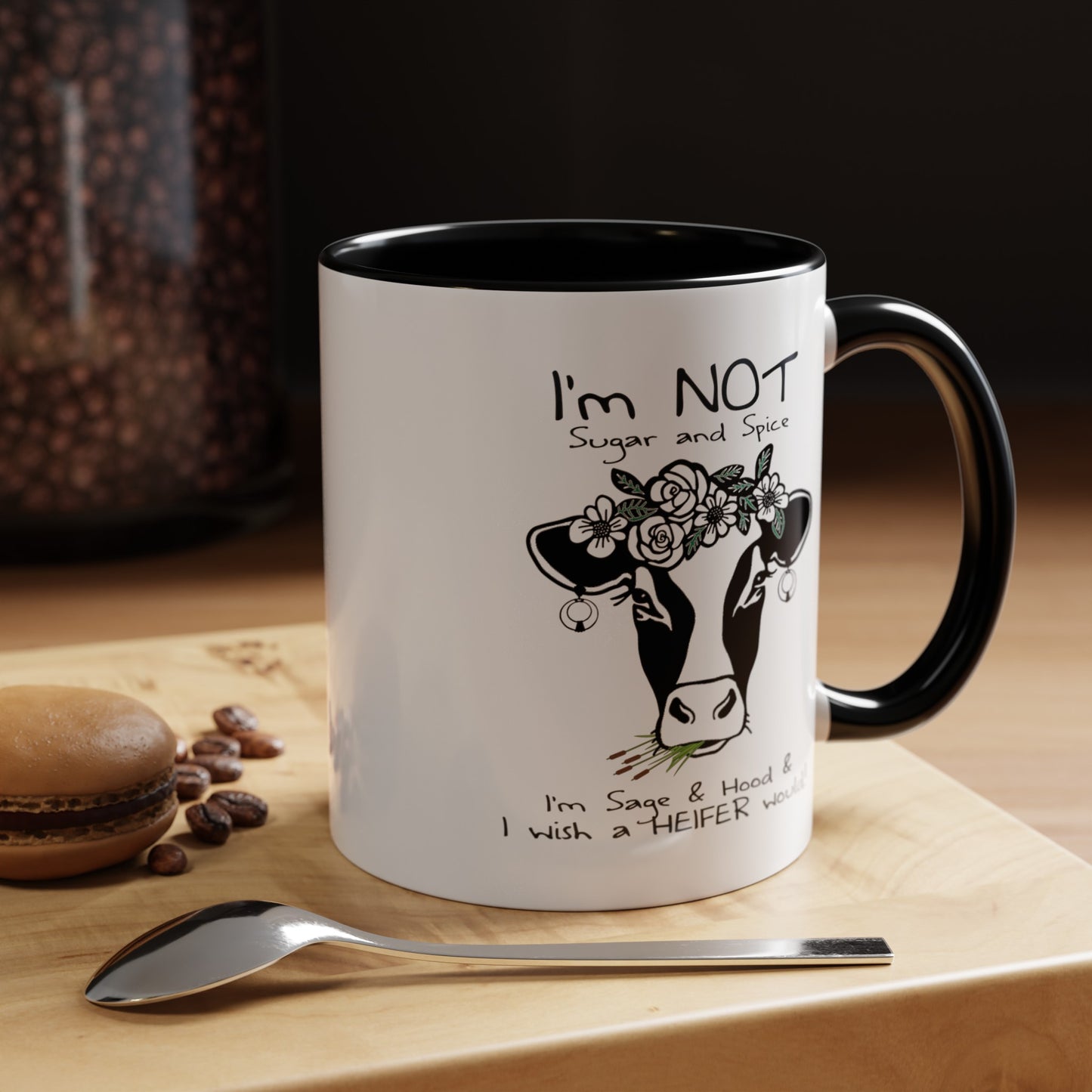 Sage and Hood-Accent Coffee Mug (11, 15oz)