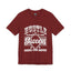 Hustle in Silence-White-Jersey Knit T-Shirt