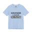 Caution-No Filter-Jersey Knit T-Shirt