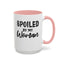 Spoiled By My Woman-Accent Coffee Mug (11, 15oz)