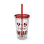 9 to 5-Sunsplash Acrylic Tumbler with Straw, 16oz
