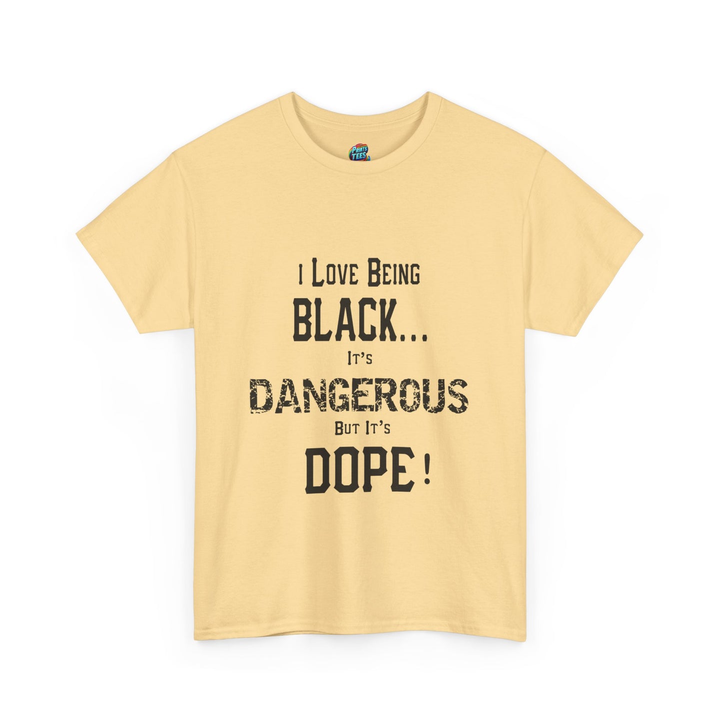 Black Is Dangerous-Heavy Cotton Classic Tee