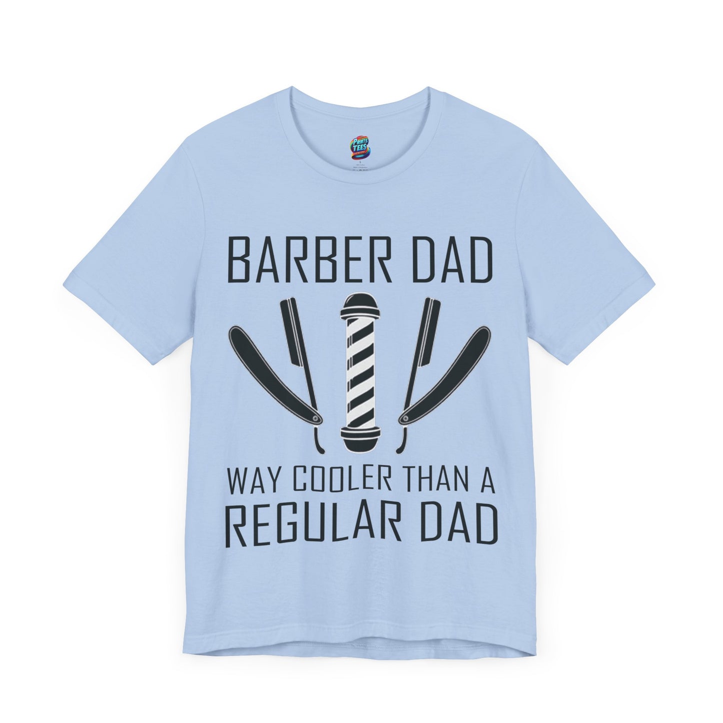 Razor Barber Dad-Jersey Knit T-Shirt