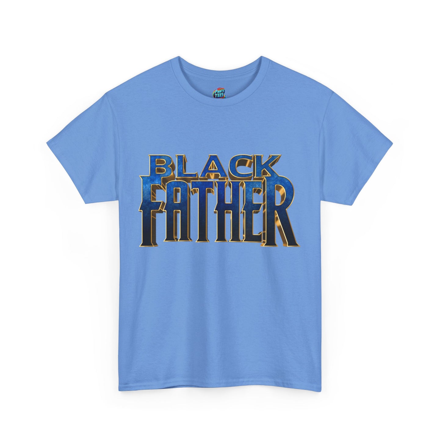 Black Father Panther Style-Heavy Cotton Classic Tee