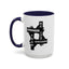 Be Stronger-Accent Coffee Mug (11, 15oz)