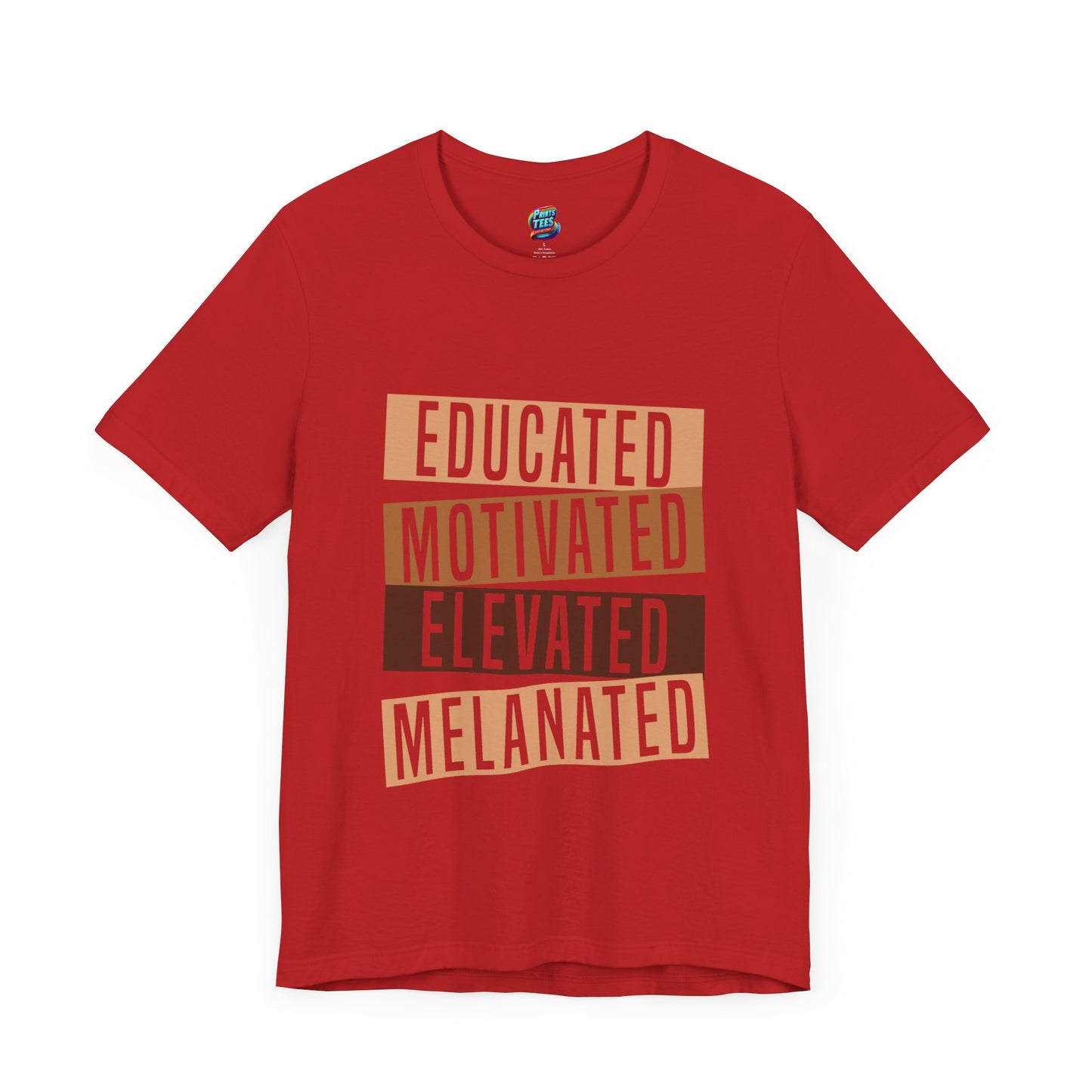 Educated Melanated-Jersey Knit T-Shirt