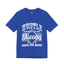 Hustle in Silence-White-Jersey Knit T-Shirt