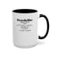 Baddie Definition-Accent Coffee Mug (11, 15oz)