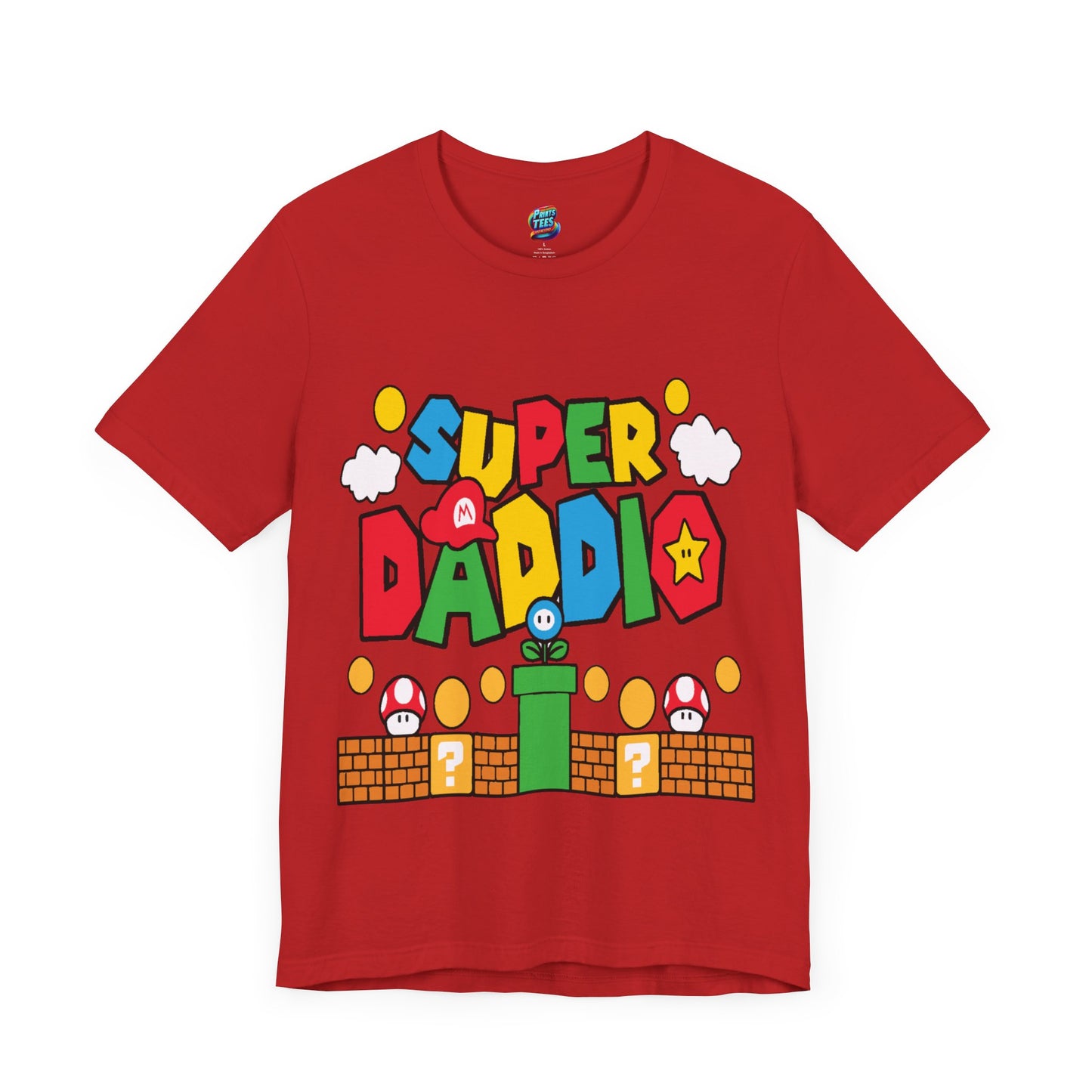 Super Daddio-Jersey Knit T-Shirt
