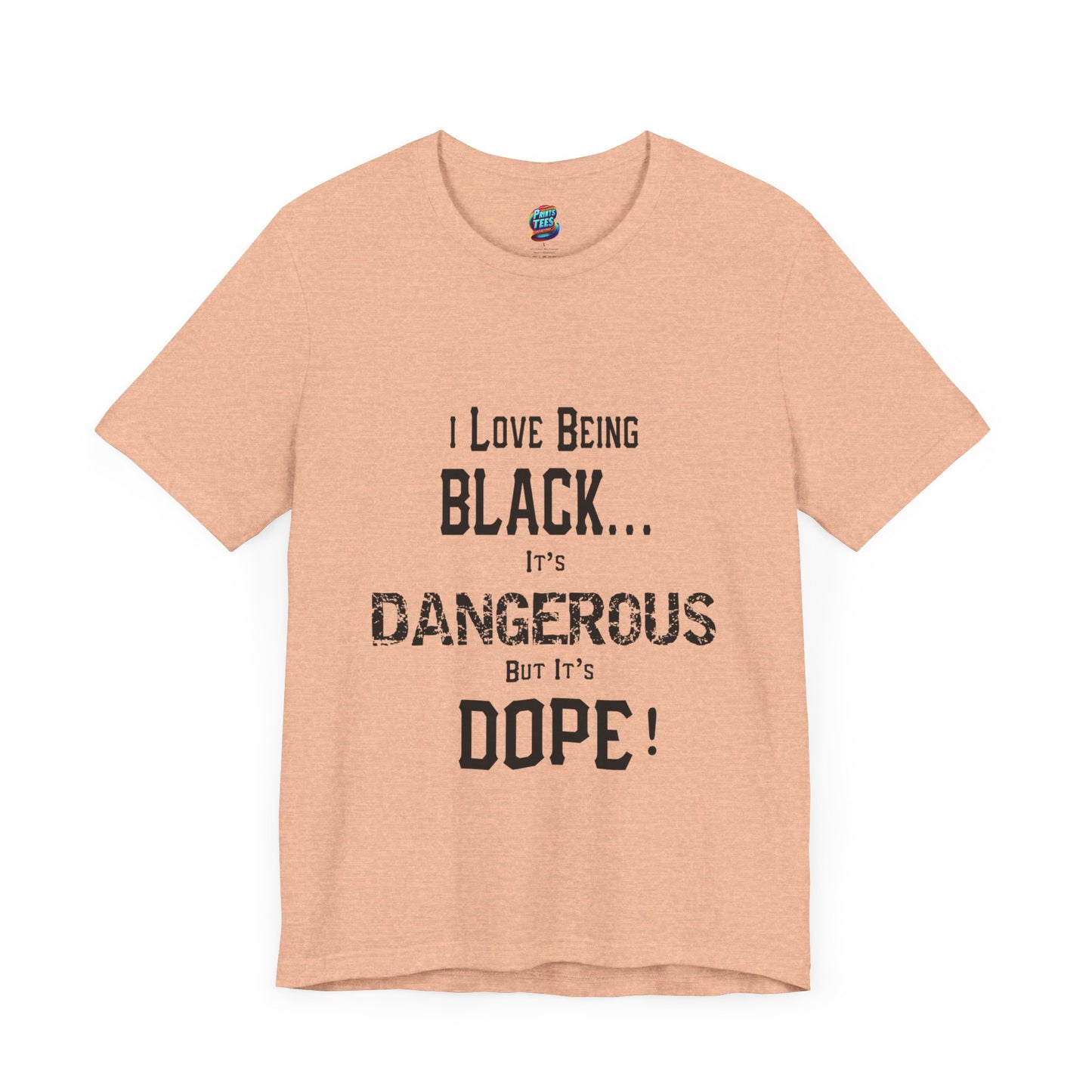 Black Is Dangerous-Jersey Knit T-Shirt