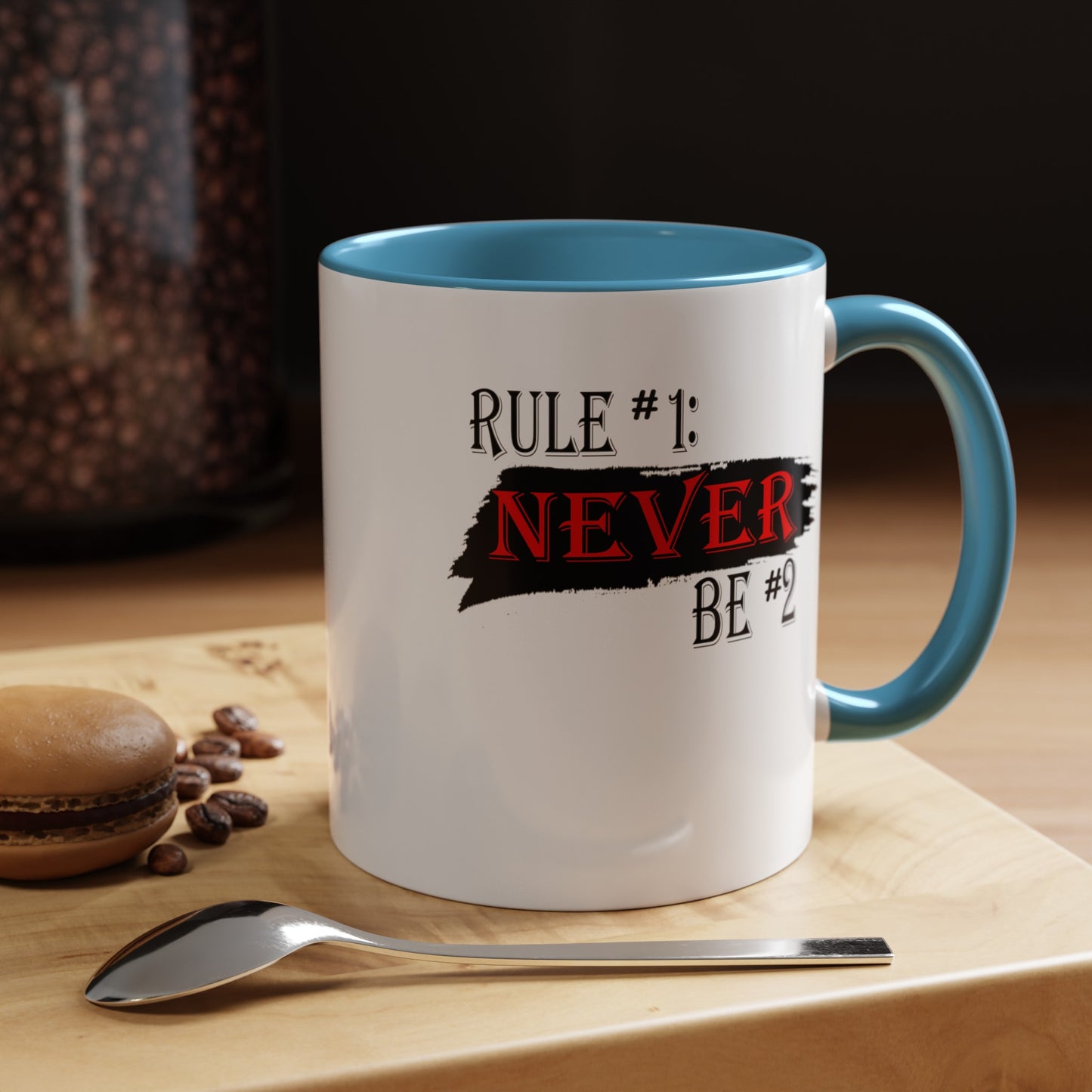 Never #2-Accent Coffee Mug (11, 15oz)