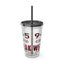 9 to 5-Sunsplash Acrylic Tumbler with Straw, 16oz