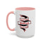 Real Eyes-Accent Coffee Mug (11, 15oz)