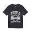 Hustle in Silence-White-Jersey Knit T-Shirt
