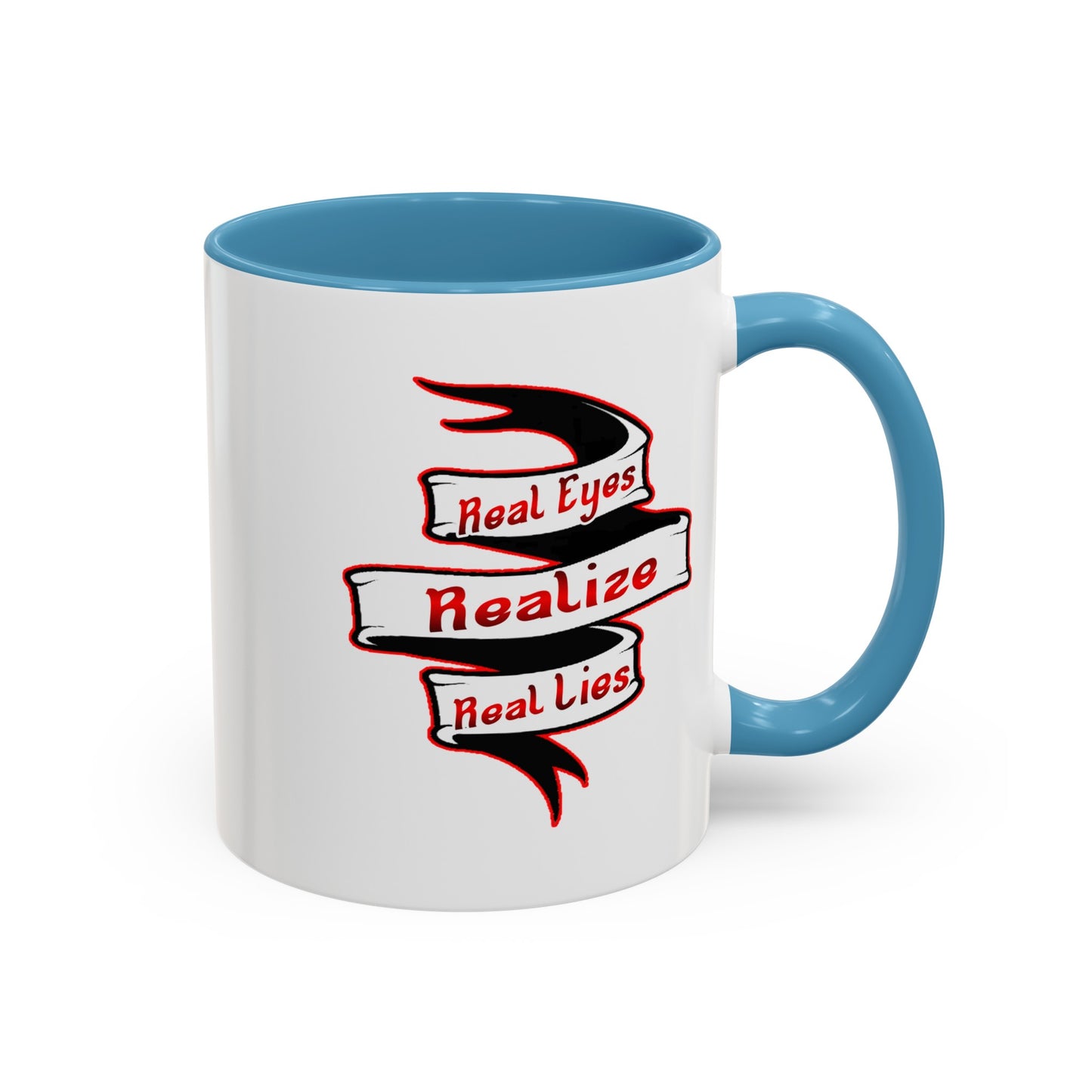Real Eyes-Accent Coffee Mug (11, 15oz)