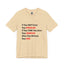 They Don't Know-Jersey Knit T-Shirt