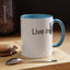 Hand Peace-Accent Coffee Mug (11, 15oz)