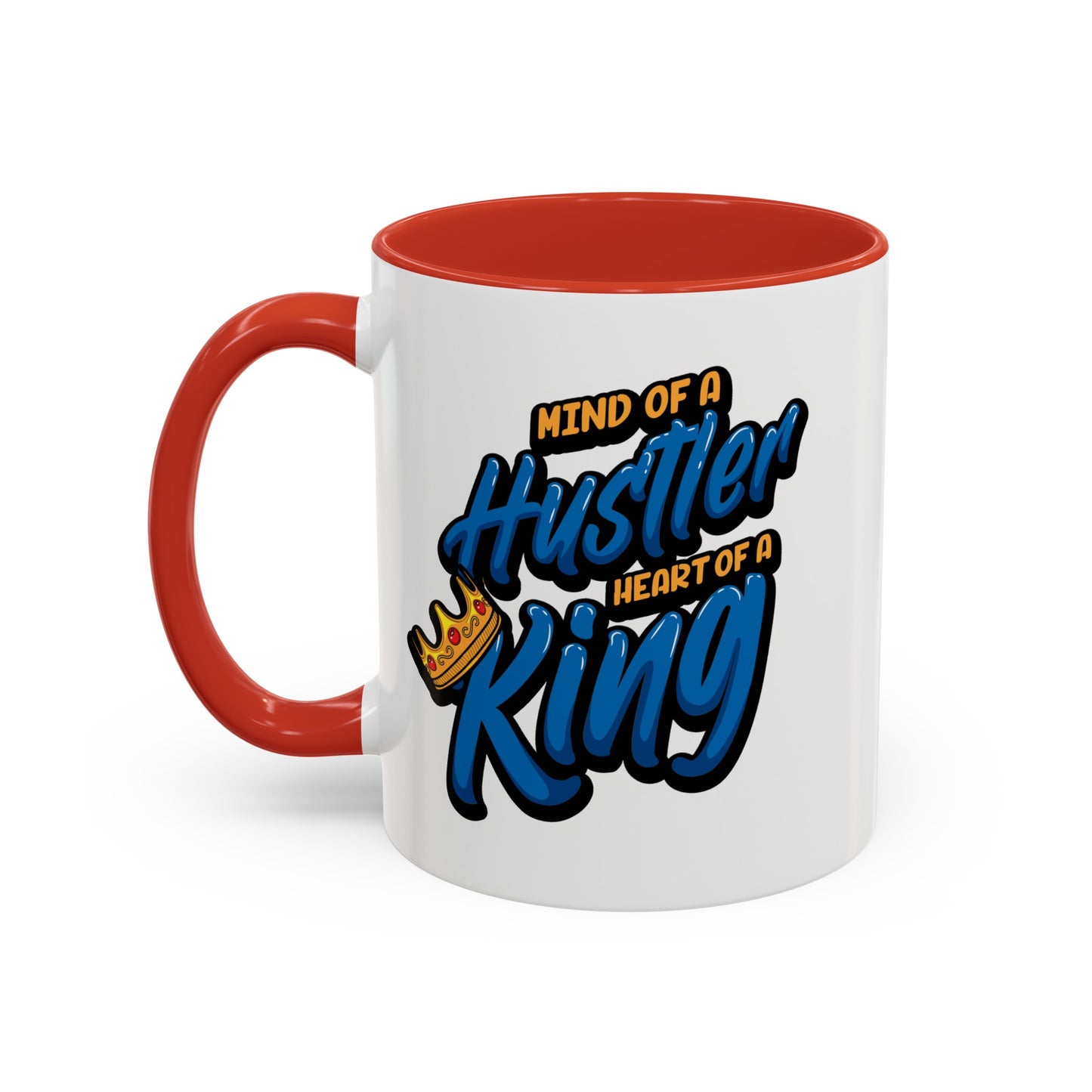 Mind of a Hustler-Accent Coffee Mug (11, 15oz)