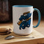 Mind of a Hustler-Accent Coffee Mug (11, 15oz)