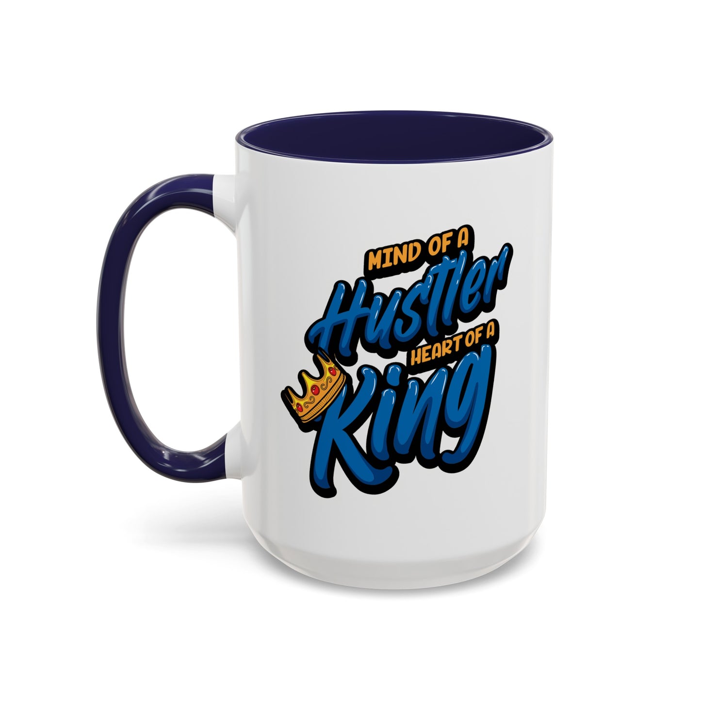 Mind of a Hustler-Accent Coffee Mug (11, 15oz)