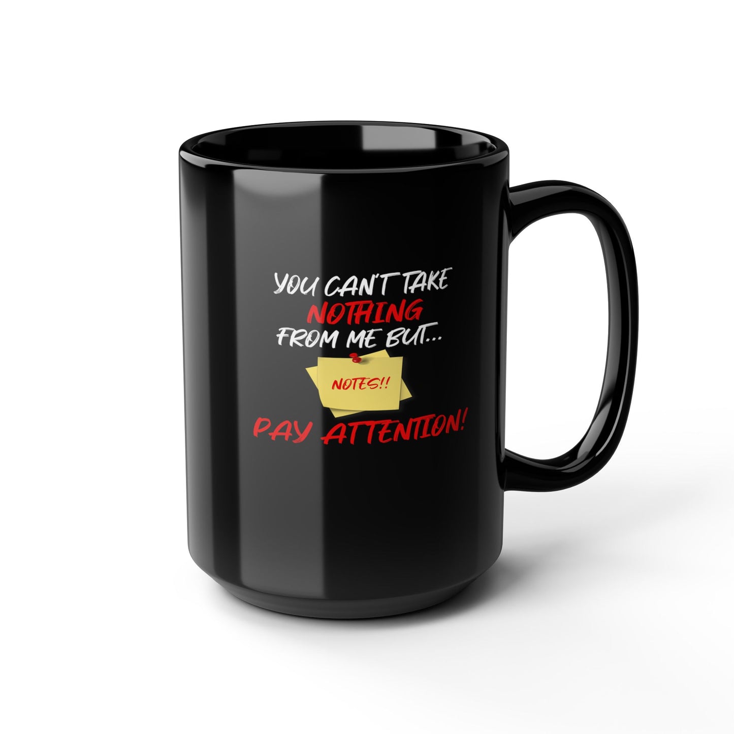 Notes-Black Mug (11oz, 15oz)