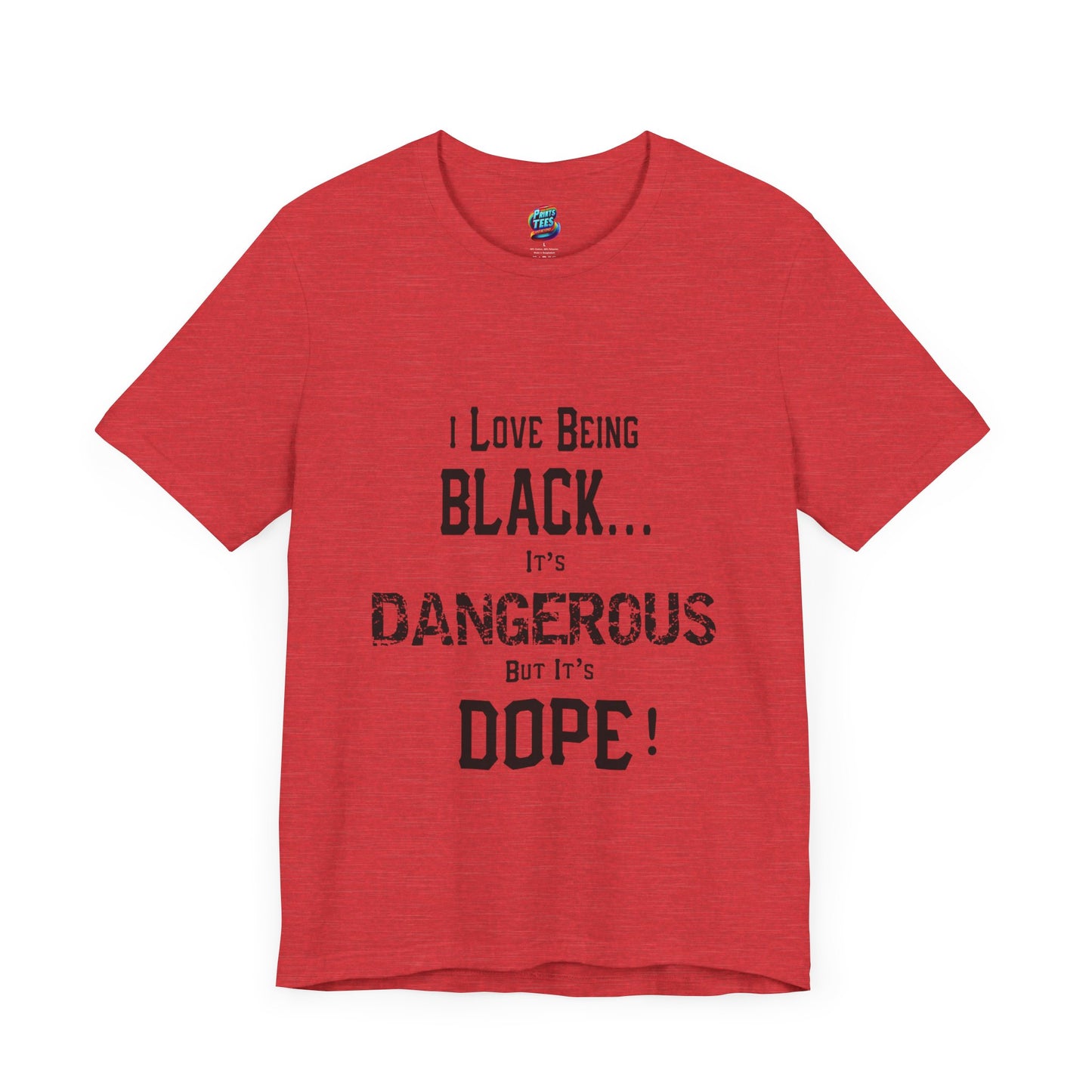Black Is Dangerous-Jersey Knit T-Shirt