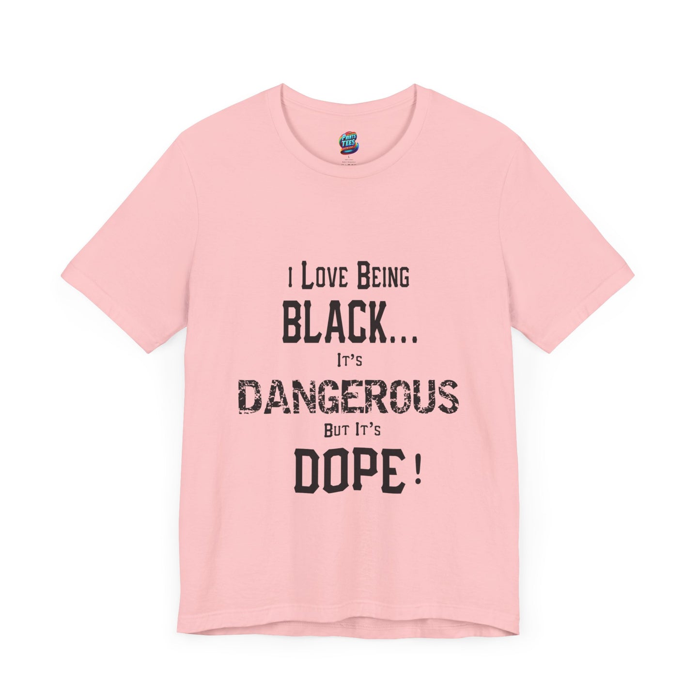 Black Is Dangerous-Jersey Knit T-Shirt