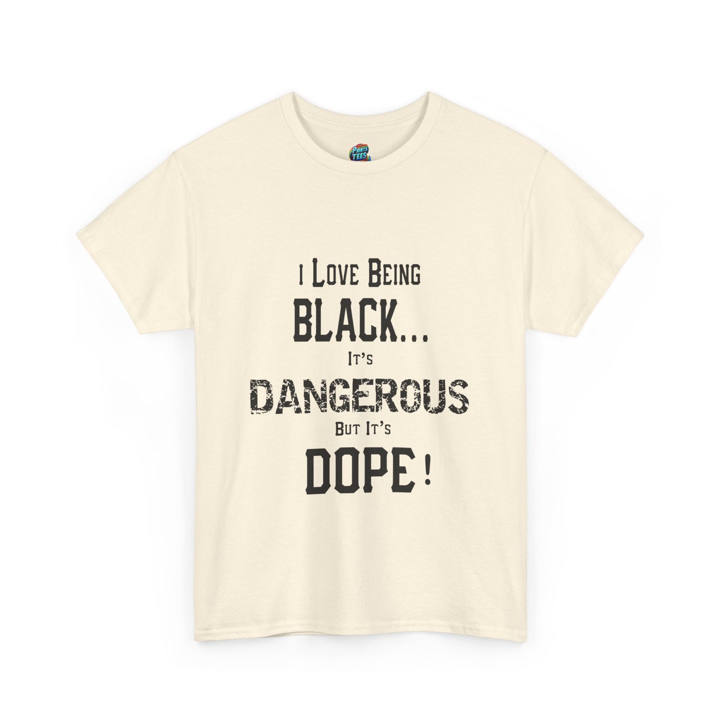 Black Is Dangerous-Heavy Cotton Classic Tee