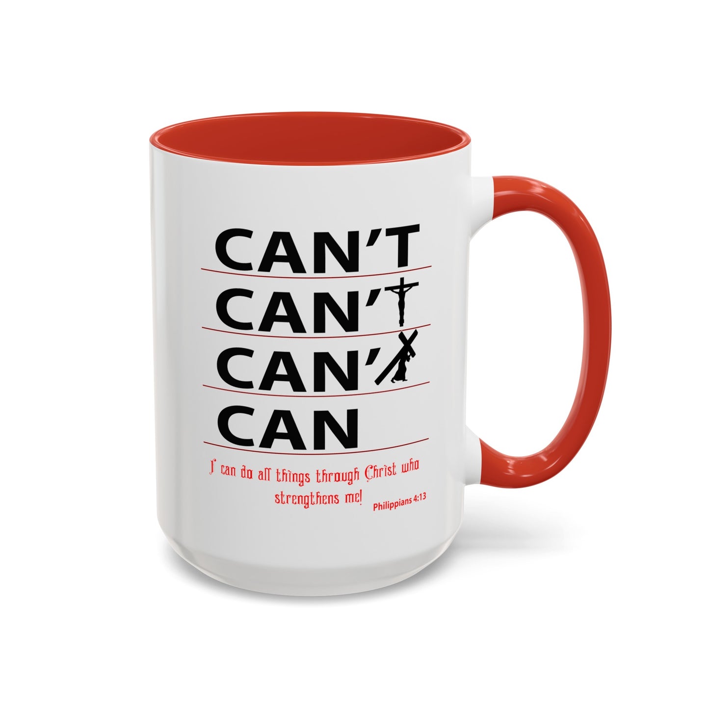 Through Christ-Accent Coffee Mug (11, 15oz)
