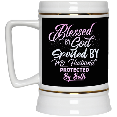 Blessed & Spoiled Gradient-Beer Stein 22oz.