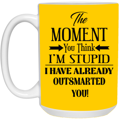 Outsmarted-15oz White Mug