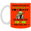 Crazy Yoda-11oz White Mug