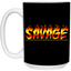 Savage Fire-15oz White Mug