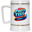 PTB-Gold Trim Beer Stein 22oz