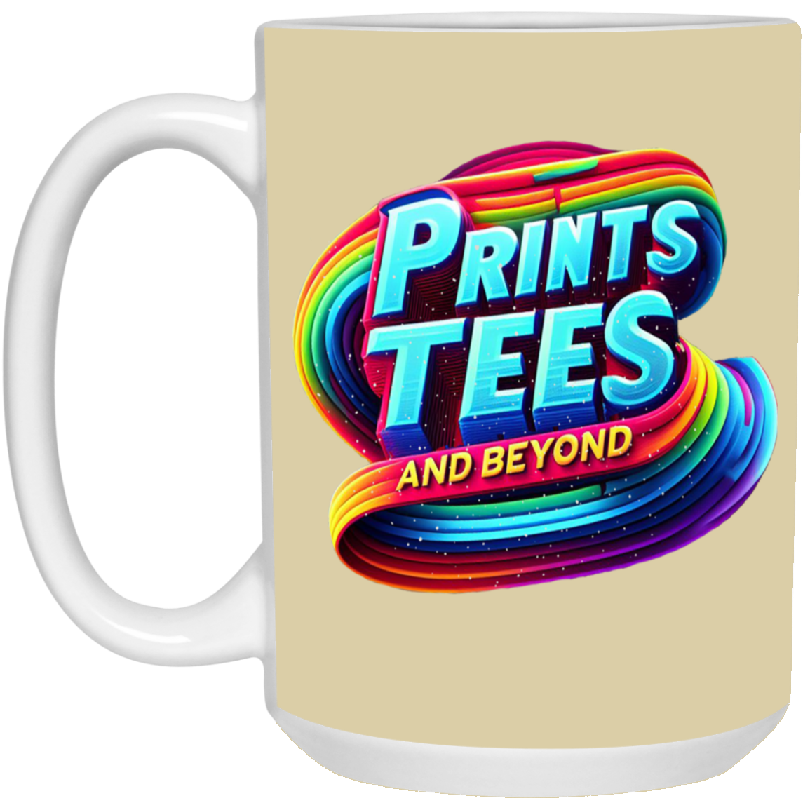 PTB-15oz Ceramic White Mug