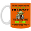 Crazy Yoda-11oz White Mug