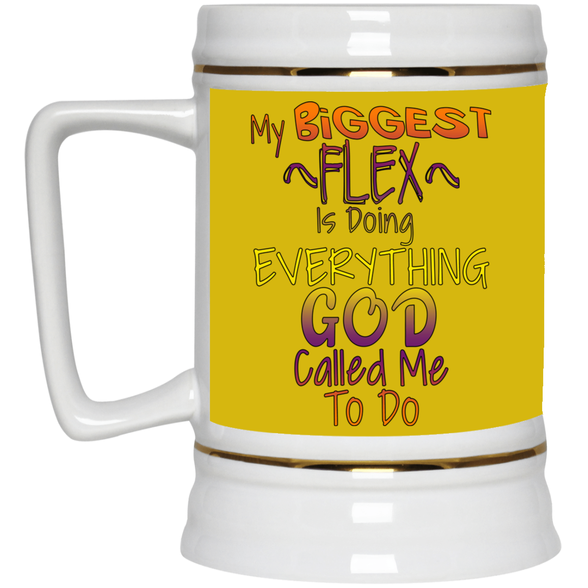 Biggest Flex-Beer Stein 22oz.