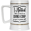 Giving a Crap-Beer Stein 22oz.