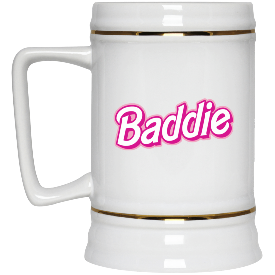 Pink Baddie-Beer Stein 22oz.