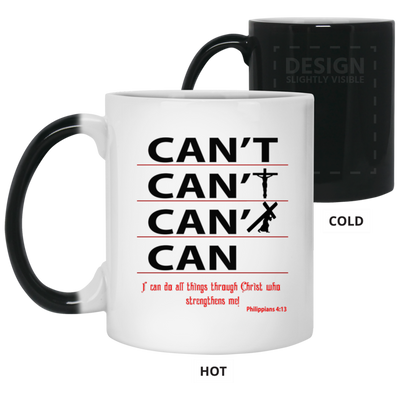 Through Christ-11oz Color Changing Mug