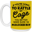 Rattle My Cage-15oz White Mug